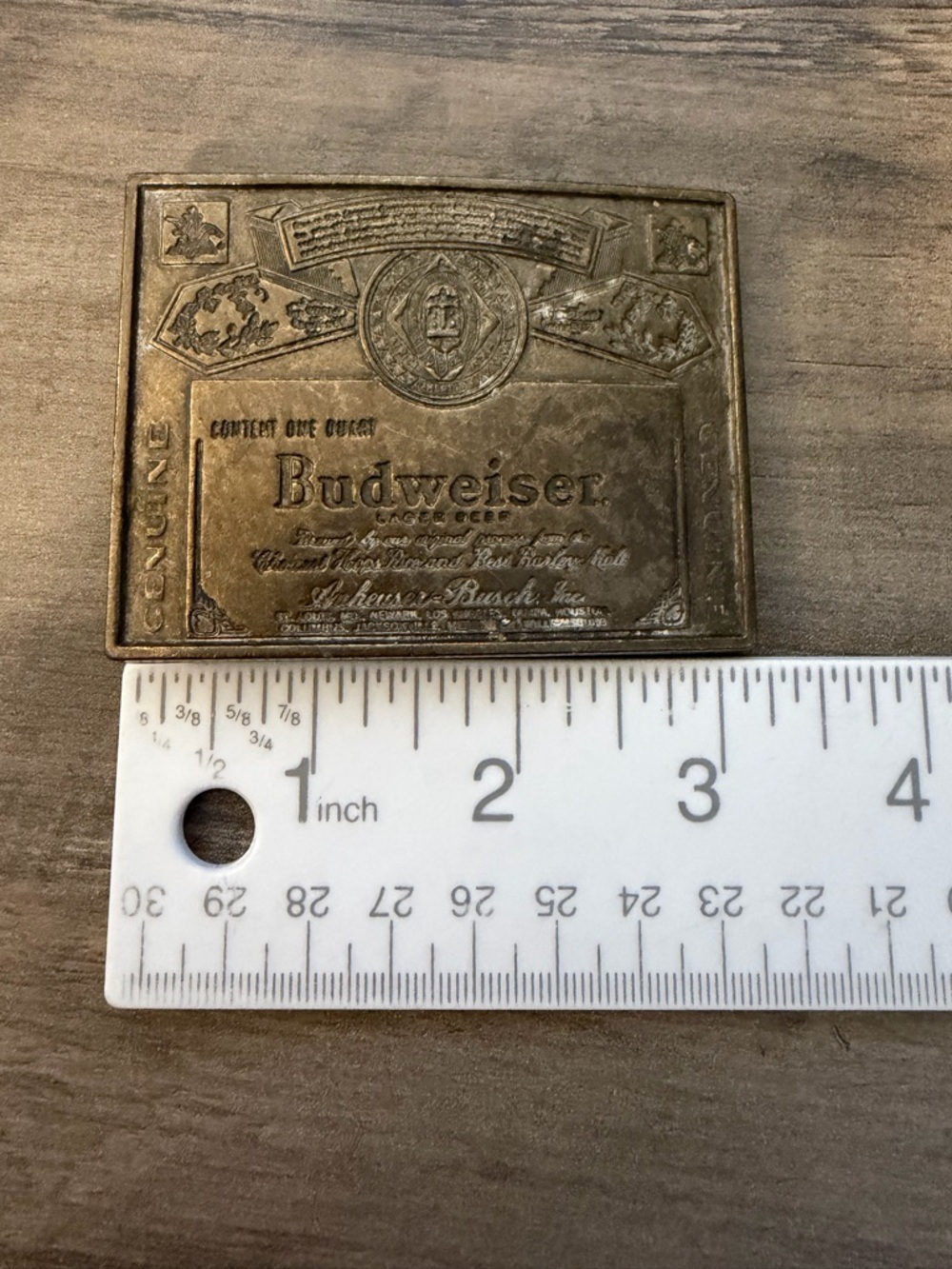 Budweiser Vintage belt buckle #673